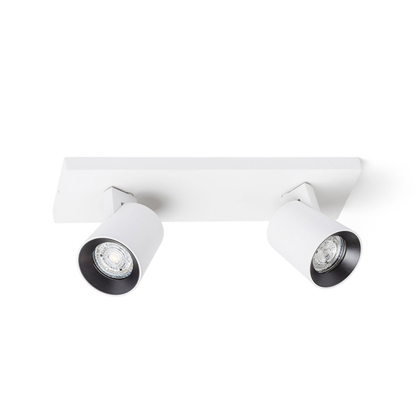 RENDL spotlight KENNY II surface mounted white/black  230V LED GU10 2x8W R12915 1