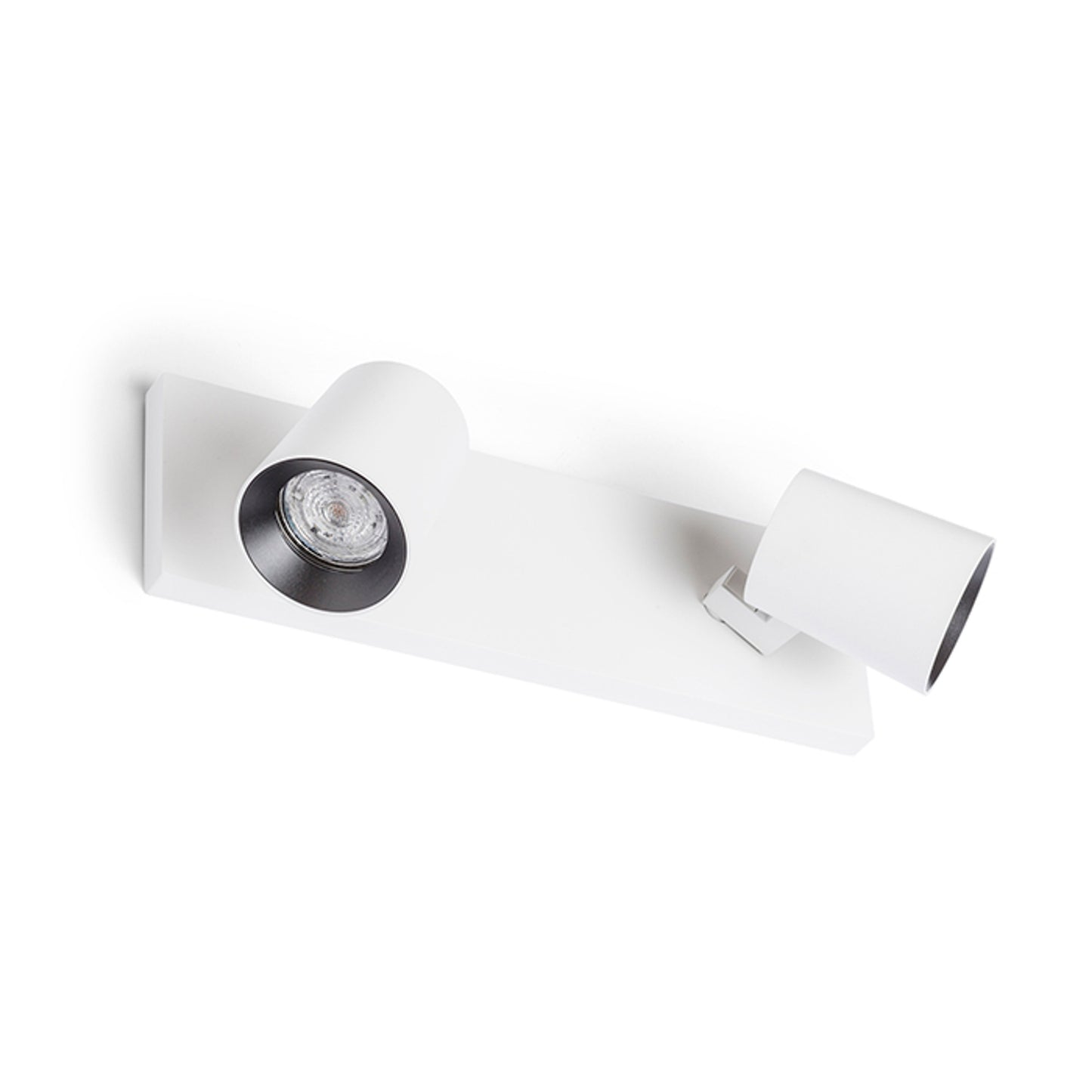 RENDL spotlight KENNY II surface mounted white/black  230V LED GU10 2x8W R12915 2