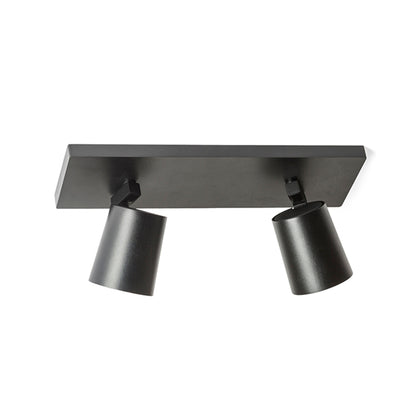 RENDL spotlight KENNY II surface mounted black/gold  230V LED GU10 2x8W R12917 3