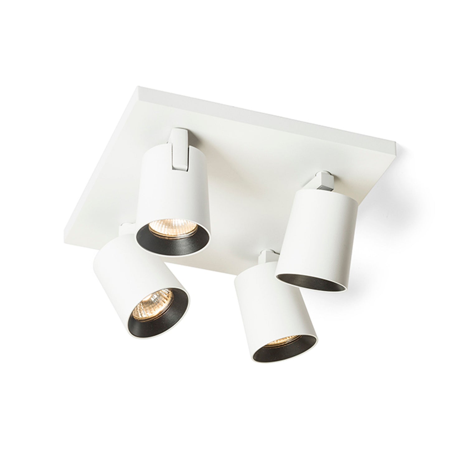 RENDL spotlight KENNY IV ceiling white/black  230V LED GU10 4x8W R12921 4