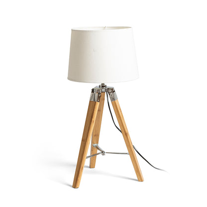 RENDL shades, shade bases, pendent sets ALVIS table base  bamboo/chrome 230V LED E27 11W R13339 5