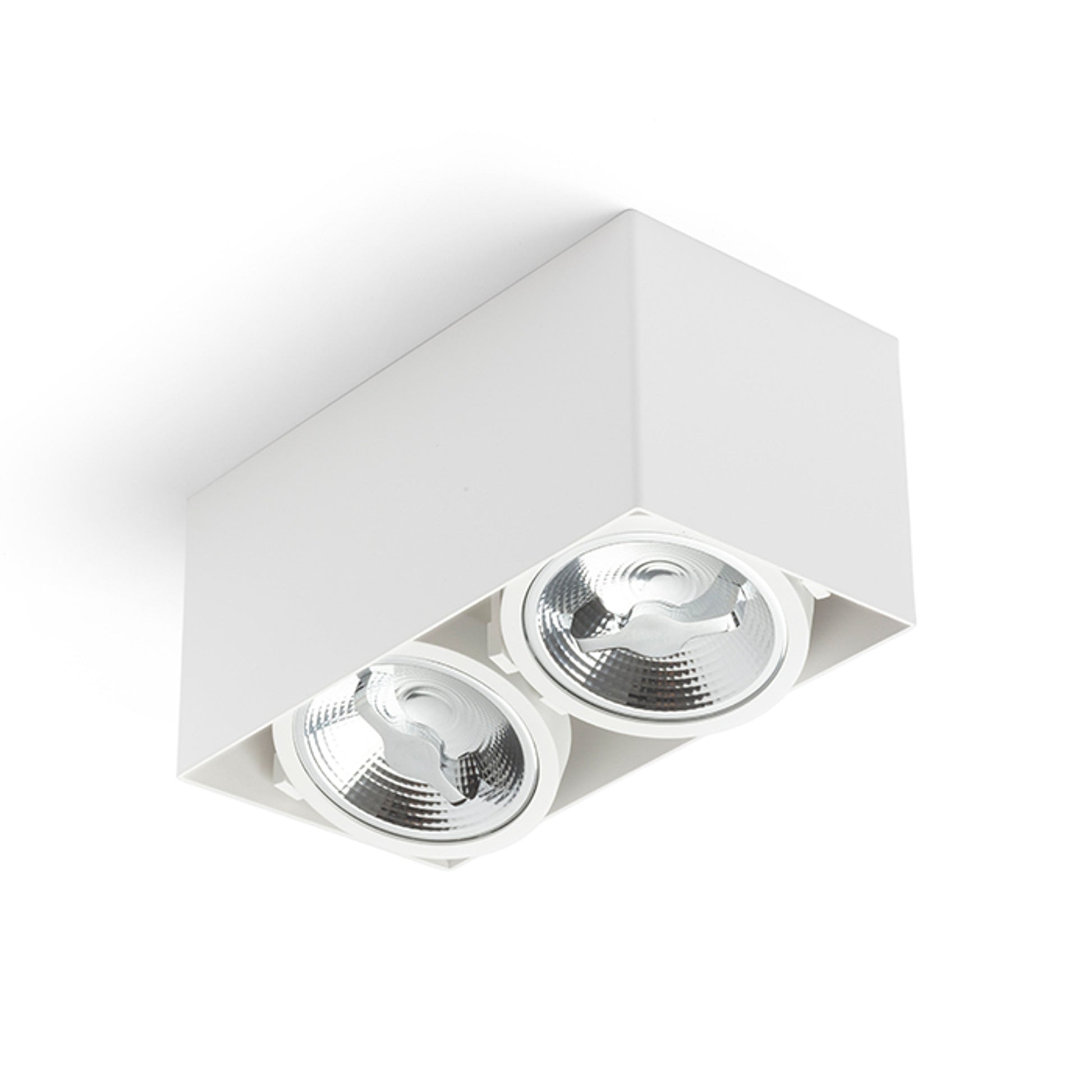 RENDL surface mounted lamp JAMES II DIMM ceiling matt white 230V LED 2x15W 24° 3000K R13362 4
