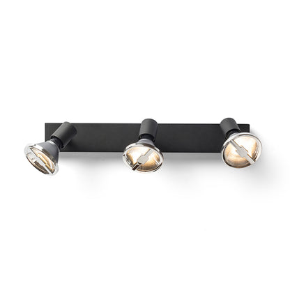 RENDL spotlight TRICA III wall black 230V GU10 3x25W R13376 4