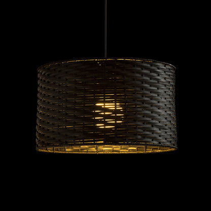RENDL pendant lamp FIATLUX 41/24 pendant black bamboo 230V LED E27 15W R13398 5