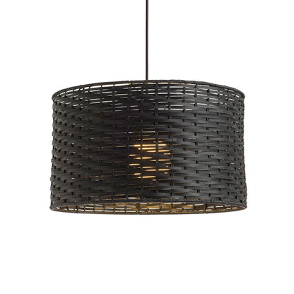 RENDL pendant lamp FIATLUX 41/24 pendant black bamboo 230V LED E27 15W R13398 7
