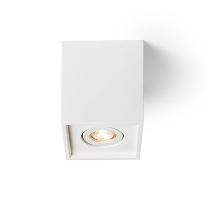 RENDL surface mounted lamp COLES SQ ceiling  plaster 230V LED GU10 15W R13438 2