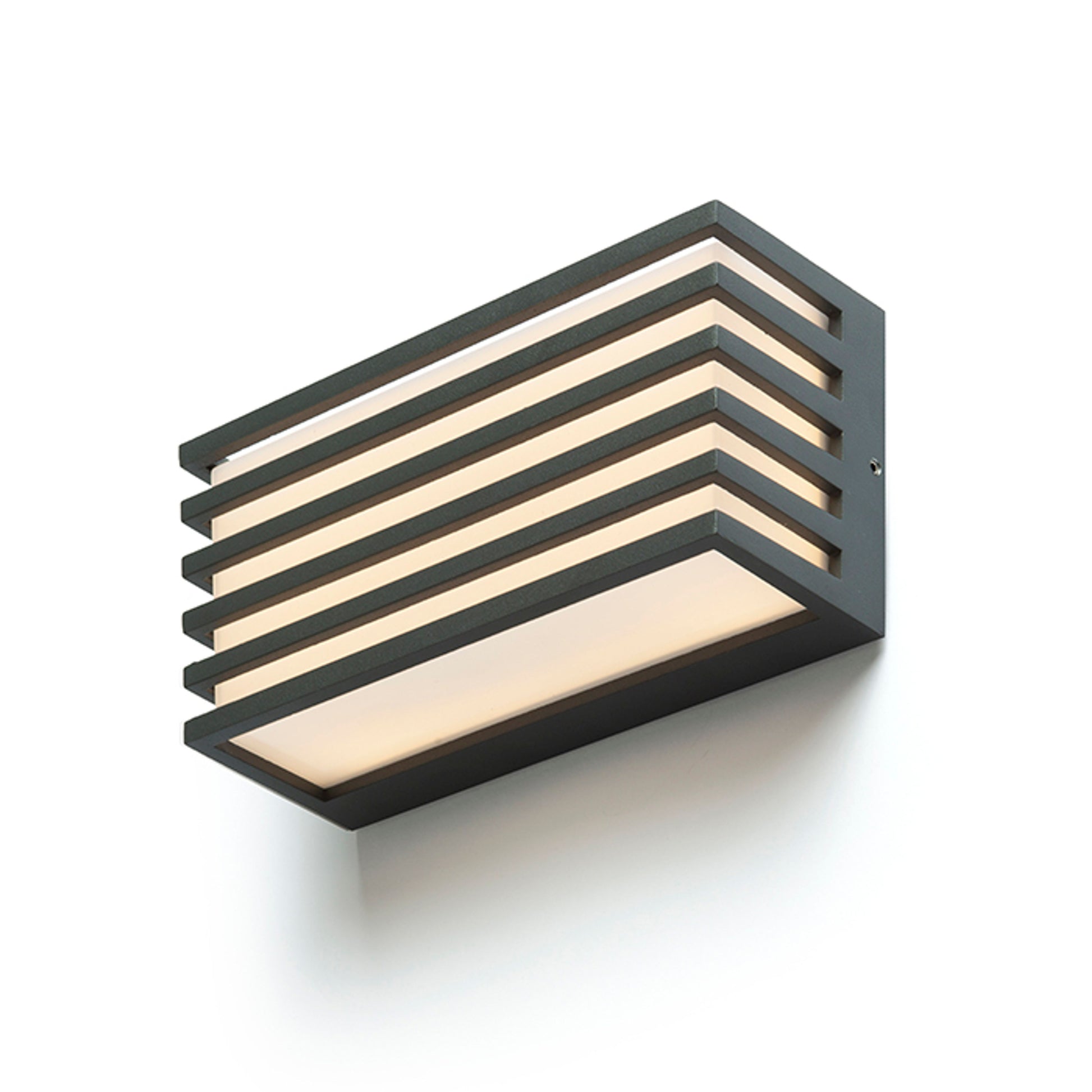 RENDL outdoor lamp CLAIRE 21 wall anthracite grey frosted acrylic 230V LED 9W IP54  3000K R13565 1