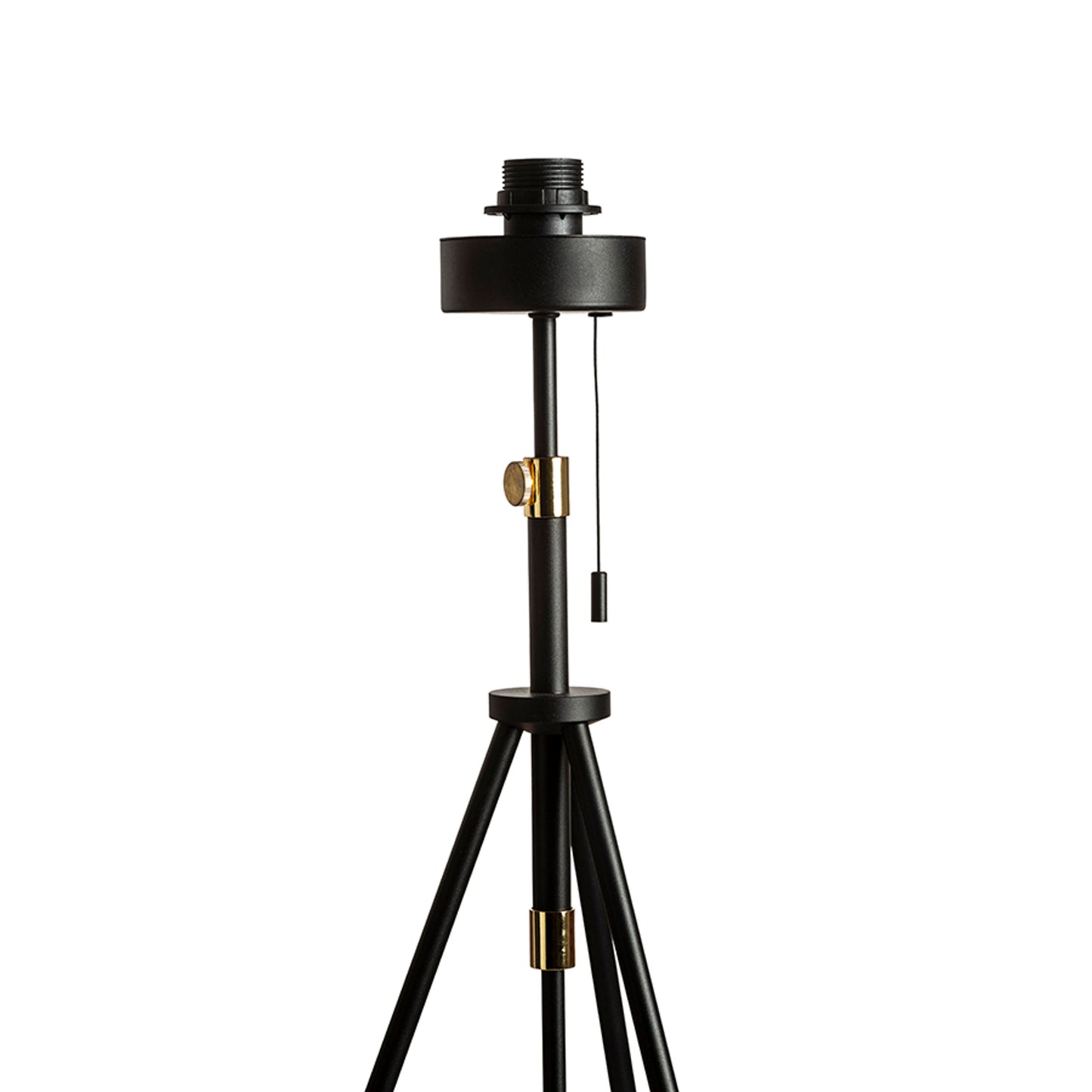 RENDL shades, shade bases, pendent sets LUTON floor base  black/brass 230V LED E27 15W R13640 4