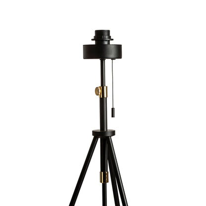 RENDL shades, shade bases, pendent sets LUTON floor base  black/brass 230V LED E27 15W R13640 4