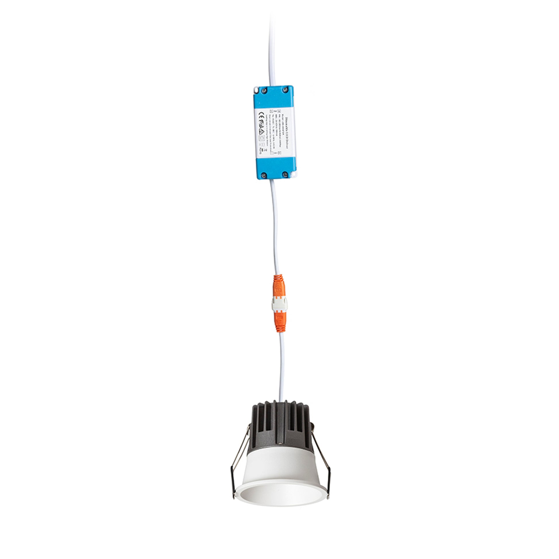 RENDL recessed light OWEN DIMM recessed white 230V LED 7W 45° IP54 3000K - 1800K R13667 6