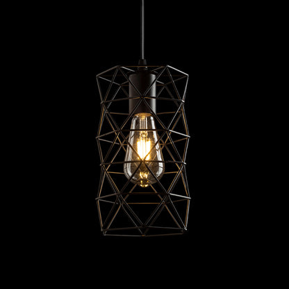 RENDL pendant lamp ILUSIA pendant black  230V LED E27 15W R13892 2