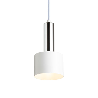 RENDL pendant lamp GIULIA 12 pendant white chrome 230V LED E27 11W R13908 2
