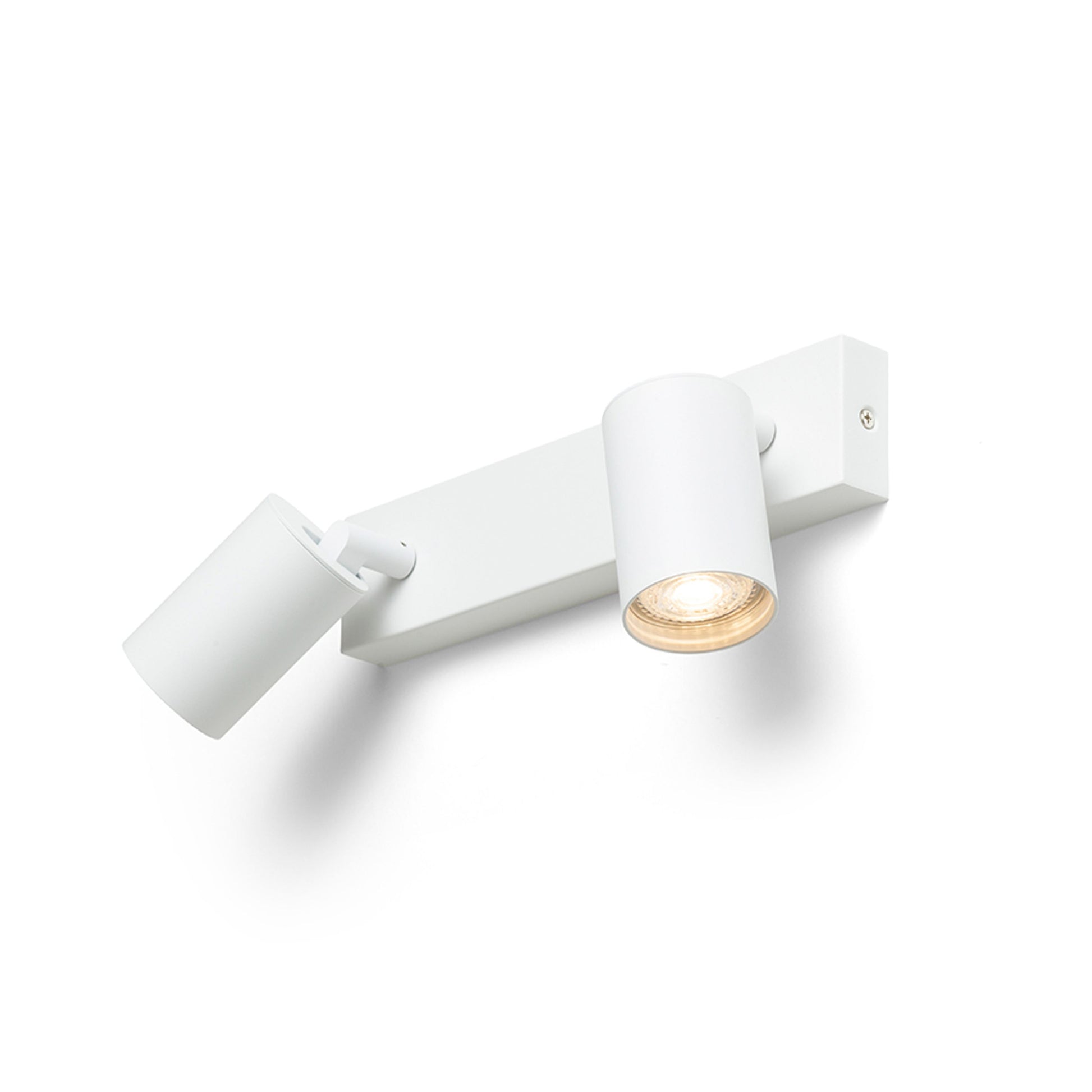 RENDL spotlight DUDE II surface mounted white 230V LED GU10 2x9W R13922 1