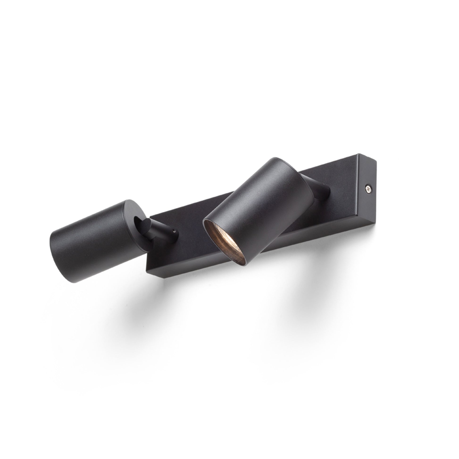 RENDL spotlight DUDE II surface mounted black 230V LED GU10 2x9W R13923 6