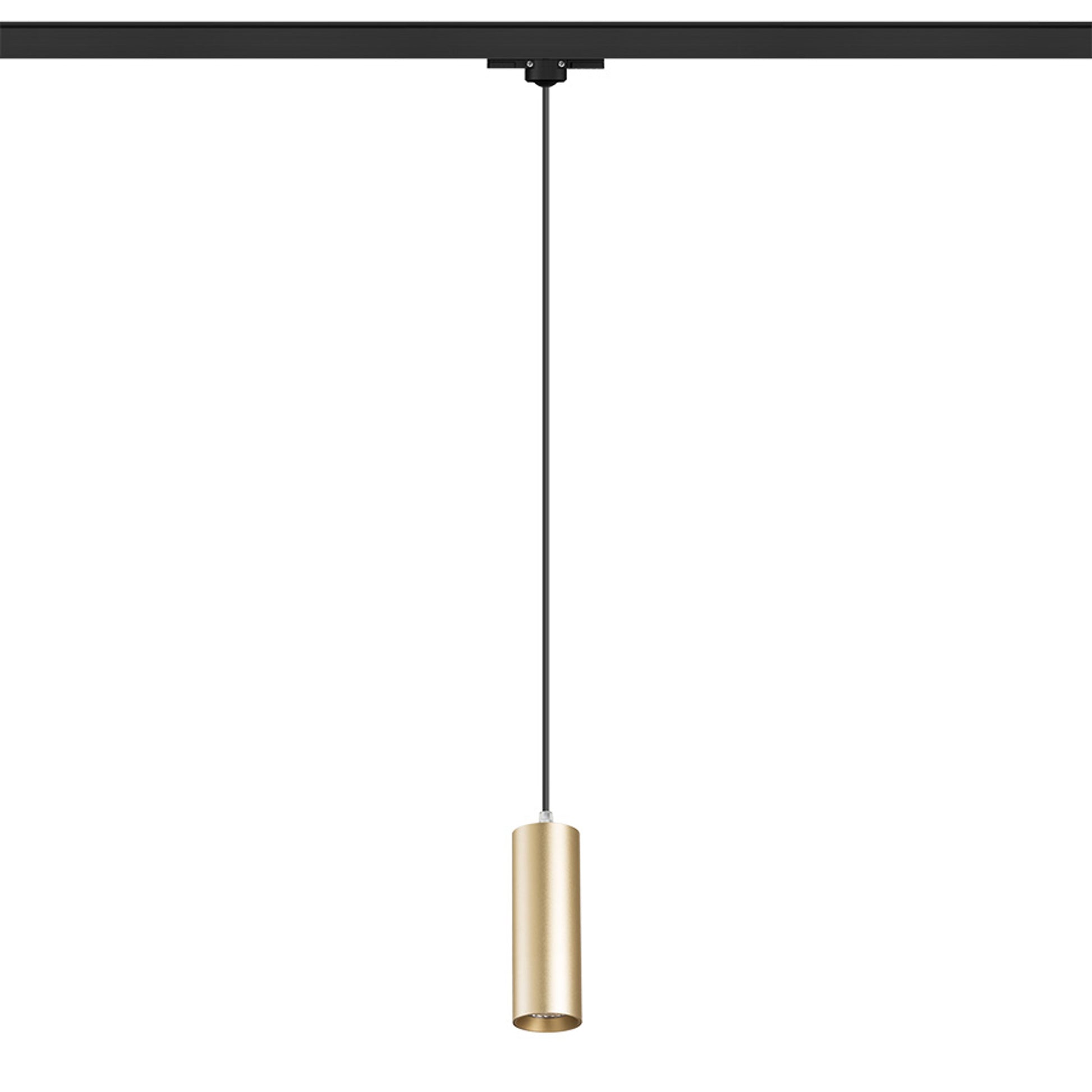 RENDL 3-circuit track system MAVRO for 3-circuit tracks pendant gold 230V LED 12W 38° 3000K R13984 1