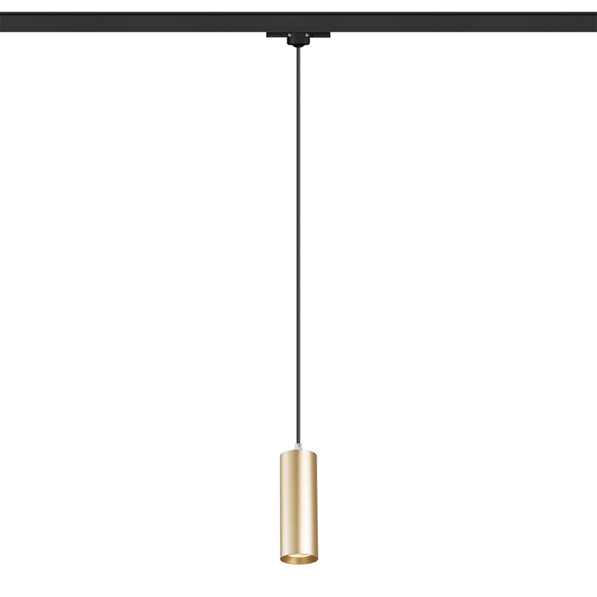 RENDL 3-circuit track system MAVRO for 3-circuit tracks pendant gold 230V LED 12W 38° 3000K R13984 2