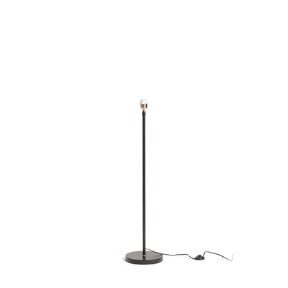 RENDL shades, shade bases, pendent sets EMMETT floor base black old brass 230V LED E27 15W R14118 3