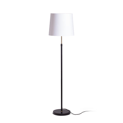 RENDL shades, shade bases, pendent sets EMMETT floor base black old brass 230V LED E27 15W R14118 7
