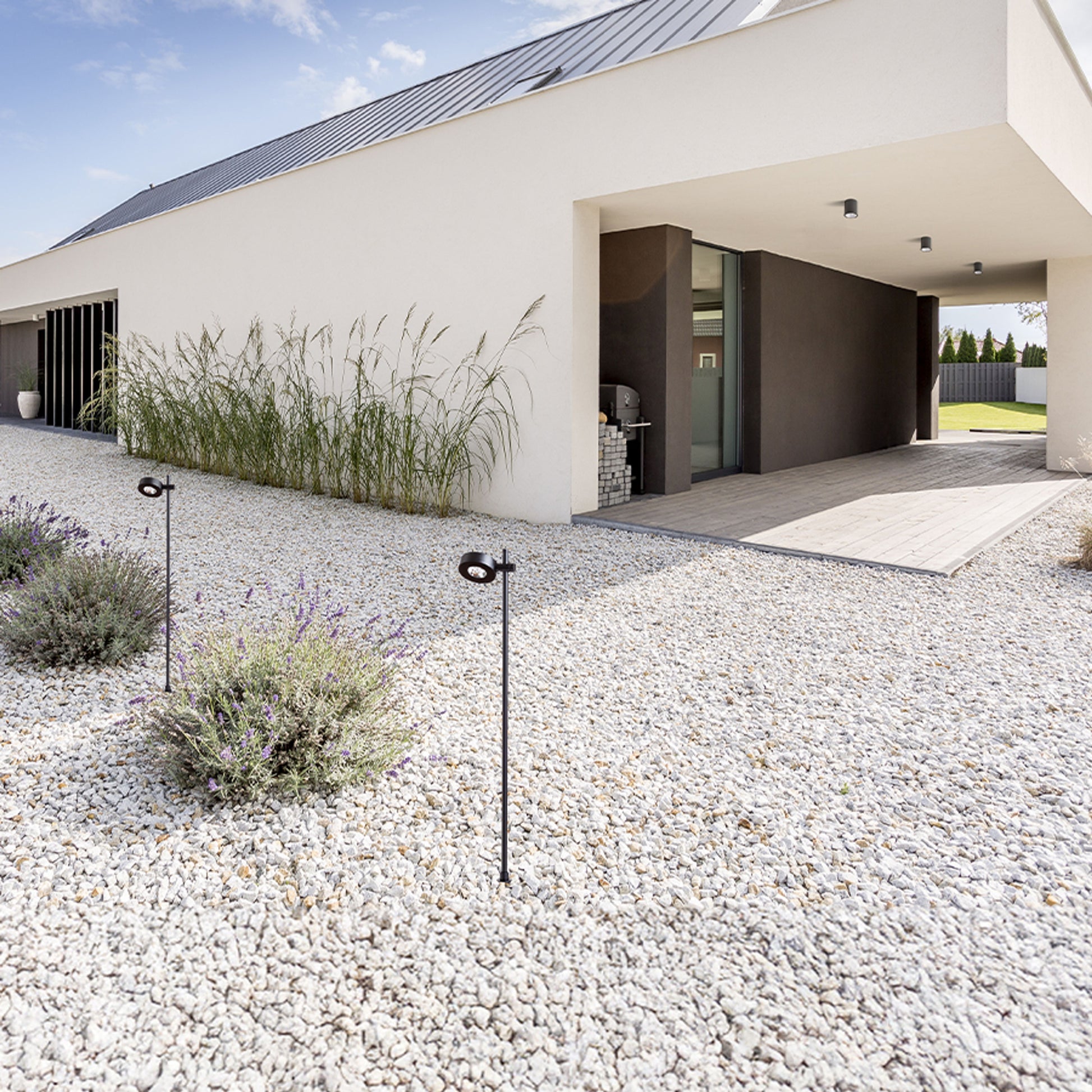 RENDL outdoor lamp KATONA floor / on spike black  230V LED 7W 70° IP54  3000K R14196 6