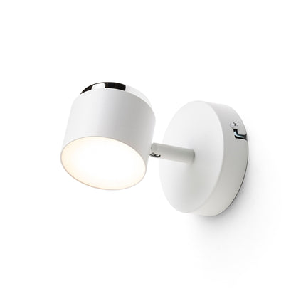 RENDL spotlight NOVA I wall white chrome/frosted acrylic 230V LED 4.2W 3000K R14272 6