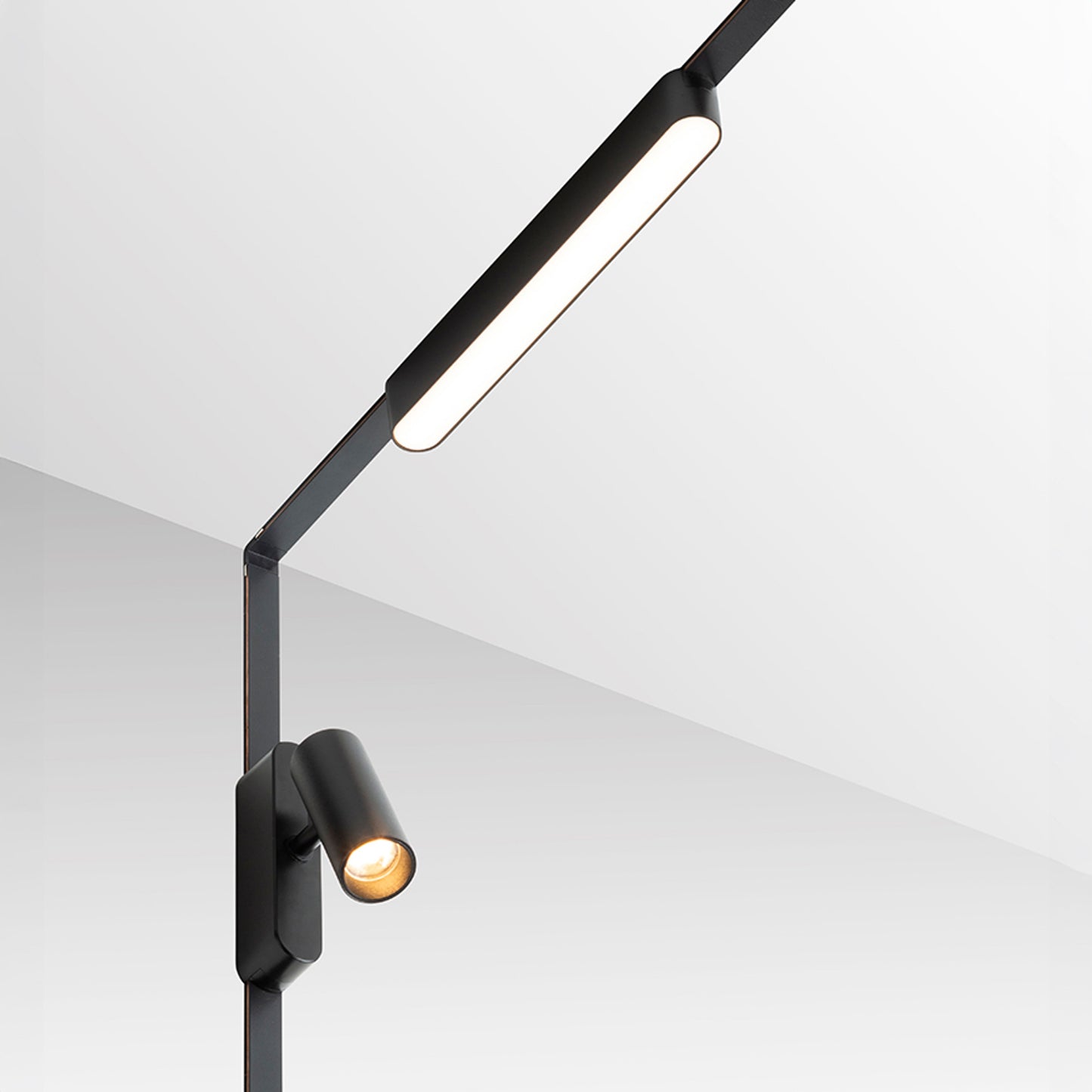 RENDL Ultra-thin track system OXONIA 22 for the VEGA/WAVE system black  24= LED 12W 110°  3000K 4000K 6500K R14320 3