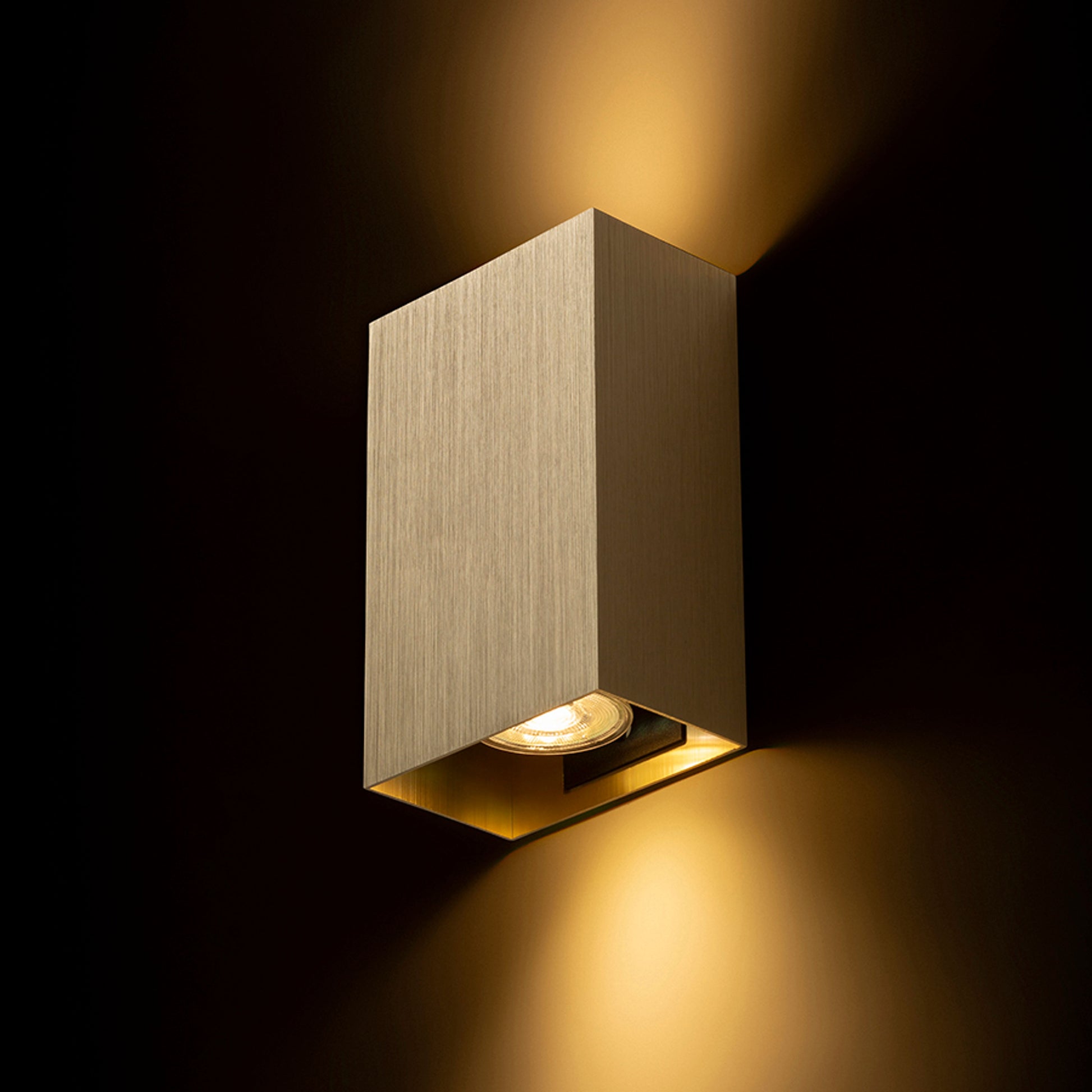 RENDL wall lamp CAPRI RC wall  brushed brass 230V LED GU10 2x9W R14417 4