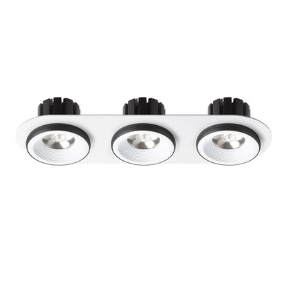RENDL recessed light SHARM R III recessed white/black 230V LED 3x10W 24° 3000K R14576 2